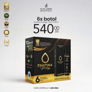 PAKEJ SEJAHTERA (6 BOTOL EVOO ZOUITINA)